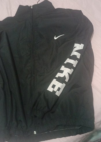Nike Siyah Fermuarlı Rüzgarlık - Görsel 6