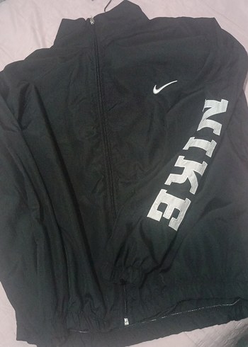 Nike Siyah Fermuarlı Rüzgarlık - Görsel 2