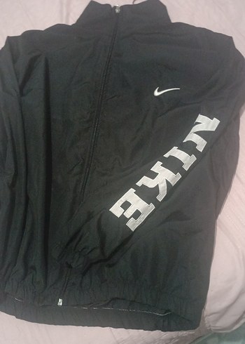 Nike Siyah Fermuarlı Rüzgarlık - Görsel 9