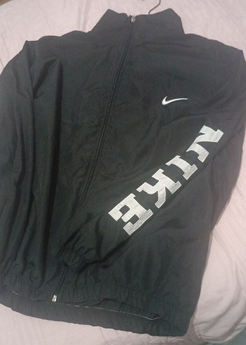 Nike Siyah Fermuarlı Rüzgarlık - Görsel 11