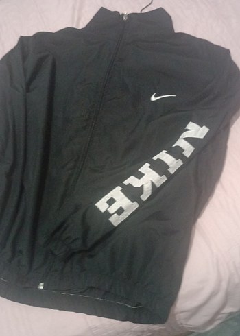 Nike Siyah Fermuarlı Rüzgarlık - Görsel 12