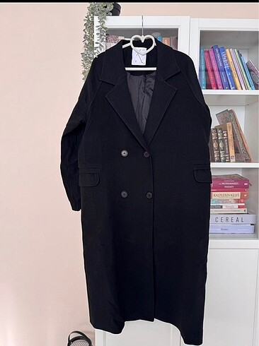 42 Beden siyah Renk Oversize kaban