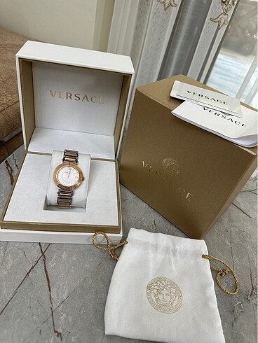 Beden altın Renk Versace saat