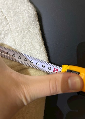 Zara beyaz fırçalanmış yün ceket - Görsel 6