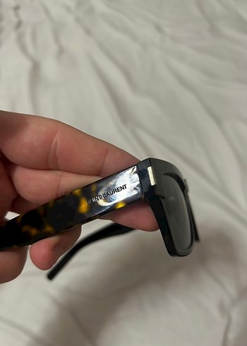 Saint Laurent Kahverengi Tokalı Kadın Güneş Gözlüğü - Görsel 3