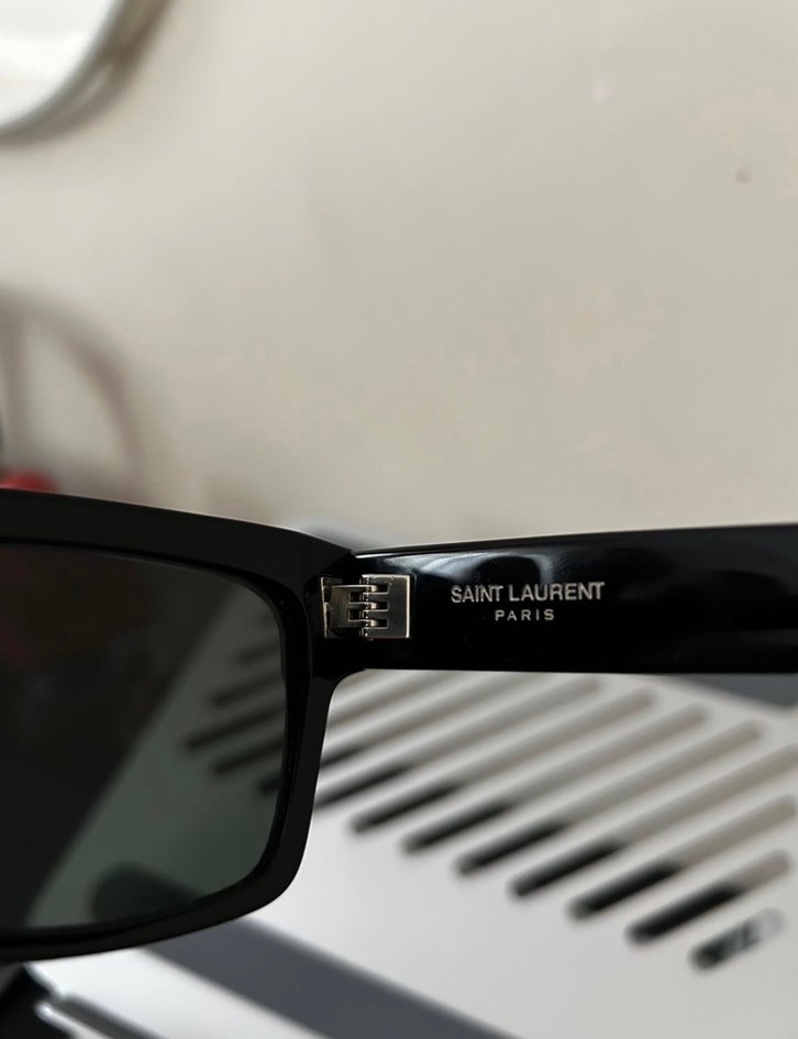 Saint Laurent Kahverengi Tokalı Kadın Güneş Gözlüğü - Görsel 2