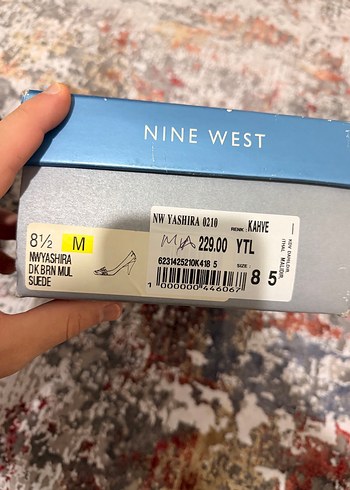 Nine west vintage Kahverengi Süet Platform Topuklu - Görsel 7
