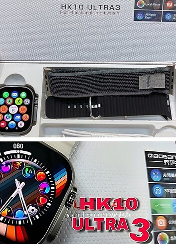 Hk10 ultra3 AKILLI SAATL
