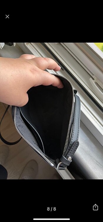  Beden Orjinal Calvin Klein Monogram Siyah Çapraz Çanta