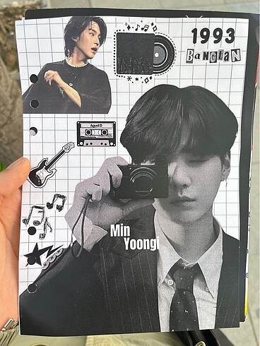Yoongi binder cover