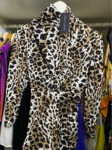 New Look New look leopar elbise