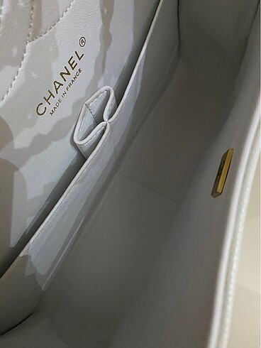 Chanel Chanel jumbo boy beyaz renk çanta