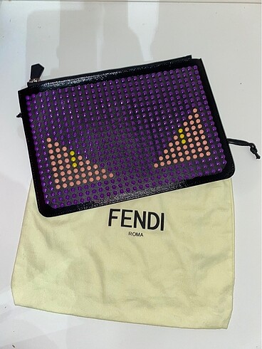Fendi Fendi portföy chutch el çantası