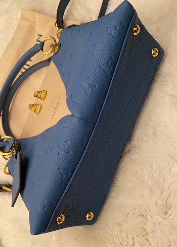 Mavi Süet Louis Vuitton Kadın Çanta - Görsel 6