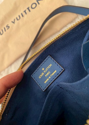 Mavi Süet Louis Vuitton Kadın Çanta - Görsel 4