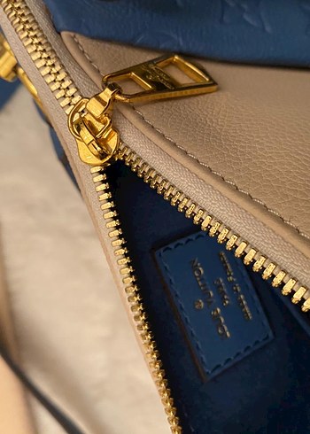 Mavi Süet Louis Vuitton Kadın Çanta - Görsel 3