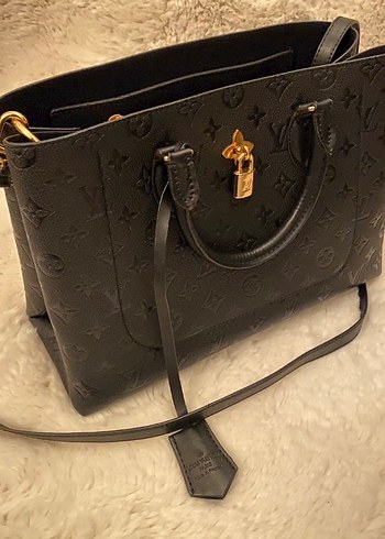 Louis vuitton Klasik Siyah Deri Kadın Çanta - Görsel 5