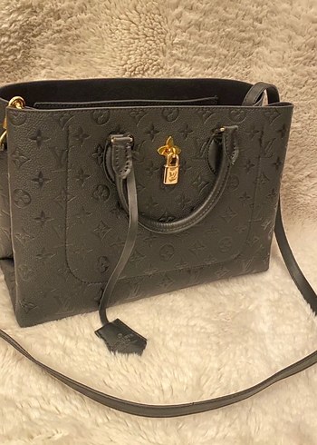 Louis vuitton Klasik Siyah Deri Kadın Çanta - Görsel 3