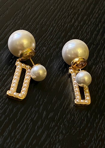 Dior D harfli  ithal küpeler - Görsel 10