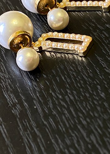 Dior D harfli  ithal küpeler - Görsel 6