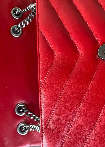 Ysl loulou büyük boy deri çanta - Görsel 11