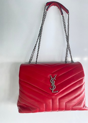 Ysl loulou büyük boy deri çanta - Görsel 13