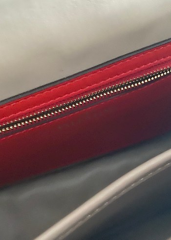 Valentino Zincir Detaylı Bej Deri Kadın Çanta - Görsel 11