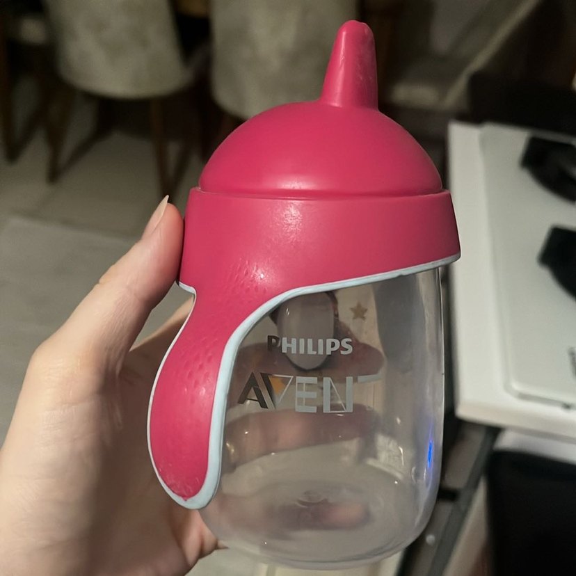 Pembe Philips Avent Bebek Bardağı - Görsel 3