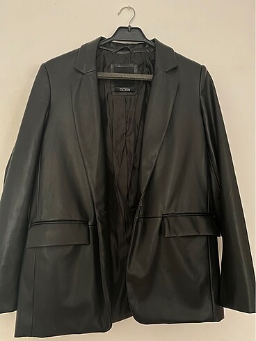 Pull and Bear Pull and Bear Deri Blazer Ceket