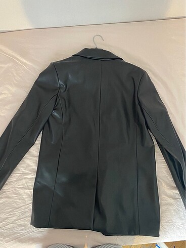 xs Beden siyah Renk Pull and Bear Deri Blazer Ceket