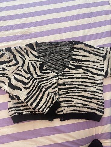 Trendyol & Milla Trendyol hırka zebra
