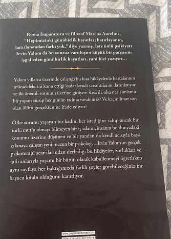 Günübirlik Hayatlar - Irvin D. Yalom - Görsel 2