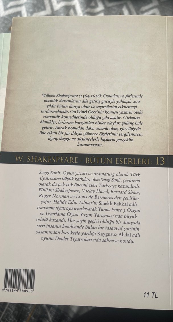 William Shakespeare - On İkinci Gece - Görsel 2