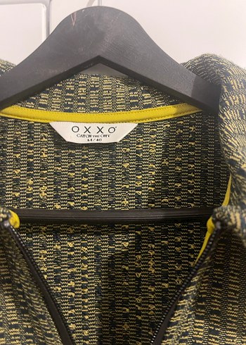 Gri Yılan Desenli Kadın Triko Sweatshirt - Görsel 3