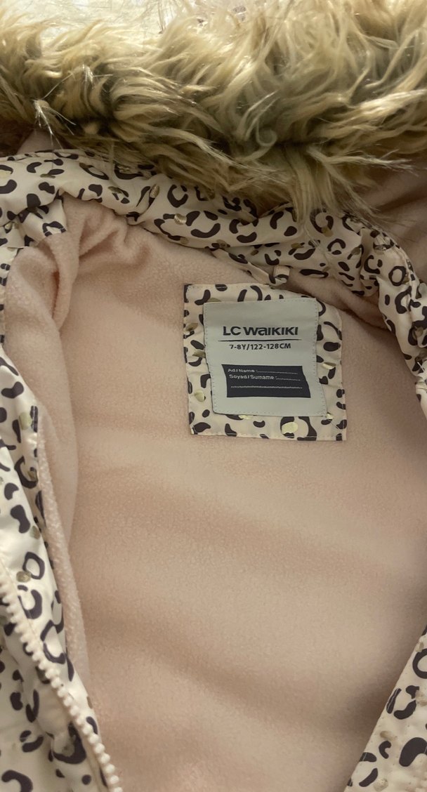 Kürklü Kapüşonlu Kız Çocuk Montu - Görsel 2