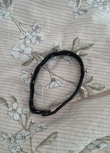 Tasarımcı Gercek deri zimba choker gotik goth gothic