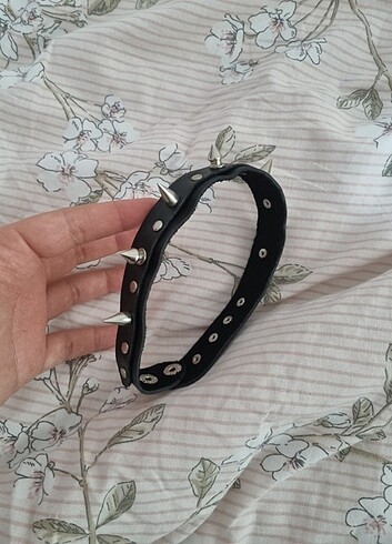 Beden siyah Renk Gercek deri zimba choker gotik goth gothic