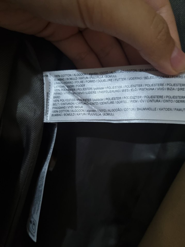 mango %100 pamuk su geçirmez trençkot - Görsel 5