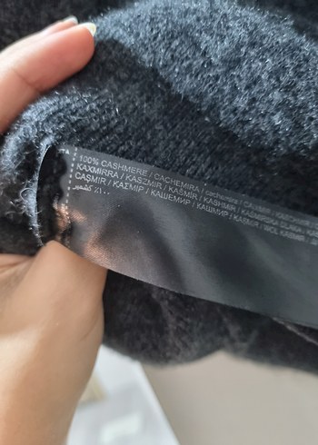 Kadın Kaşmir Uzun Kollu Kazak - Görsel 2