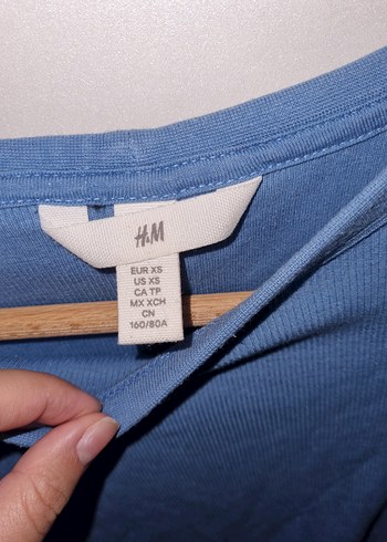 Mavi Uzun Kollu Basic Kadın Kazak - Görsel 2