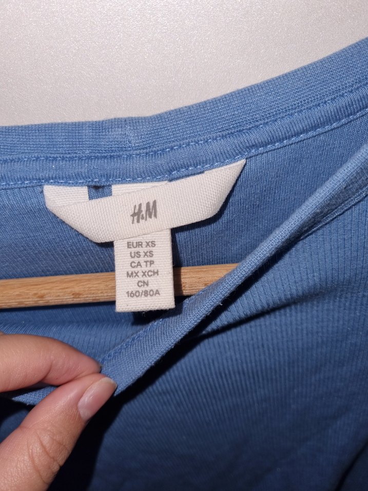 Mavi Uzun Kollu Basic Kadın Kazak - Görsel 2