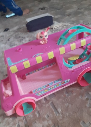 LPS Minişler pembe miniş karavanı miniş dahildir