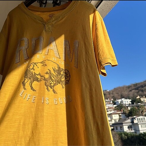 Sarı VINTAGE TSHIRT