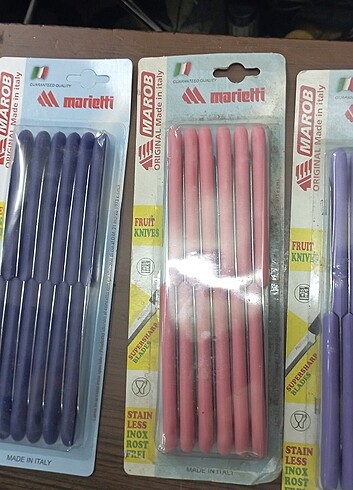 12 tane marob meyve bıçağı