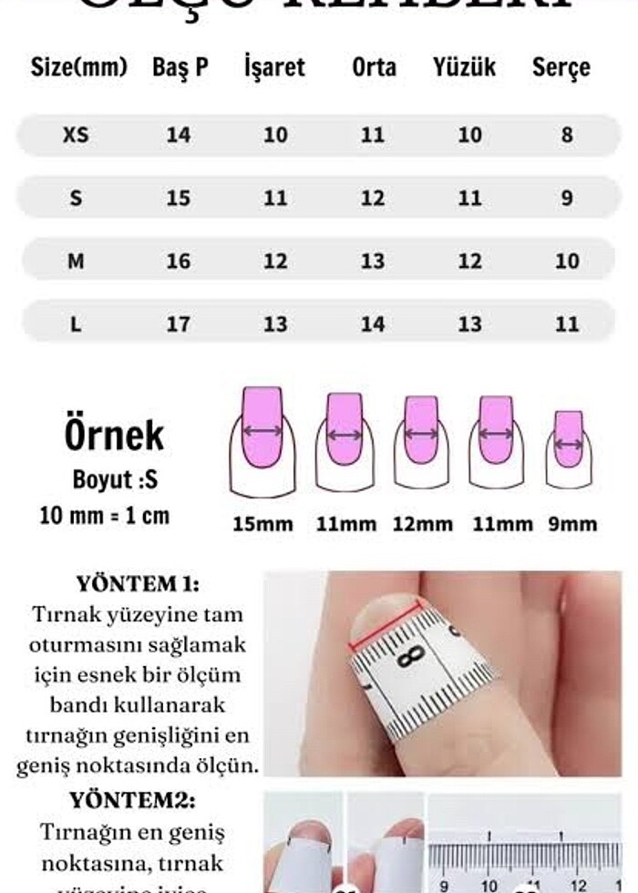 Dark Night Jel destekli Takma Tırnak - Görsel 3