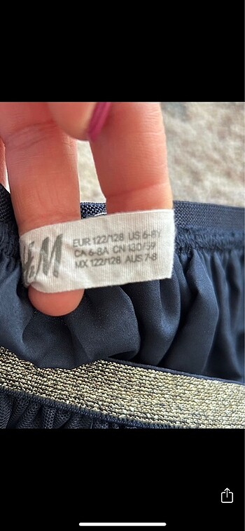 6 Yaş Beden H&M kız çocuk etek