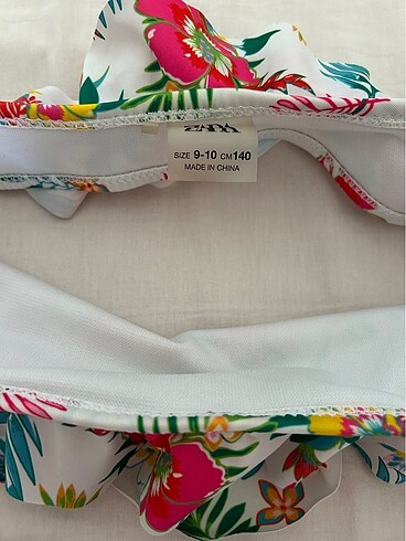 9 Yaş Beden çeşitli Renk Zara kız çocuk bikini takımı