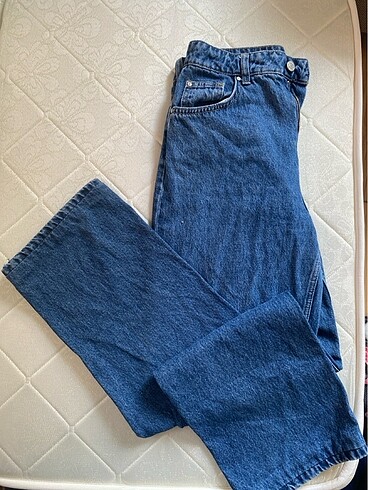 Trendyol & Milla Vintage Tarzı Yüksek Bel Bol Paça Kot Pantolon