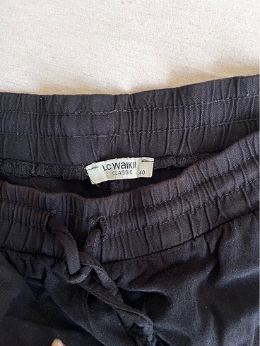 LC Waikiki lcw siyah havuç pantolon