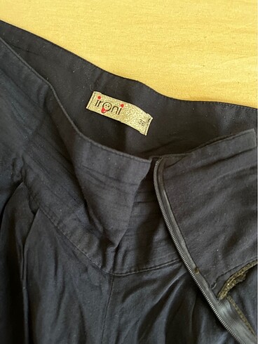 36 Beden lacivert şalvar pantalon